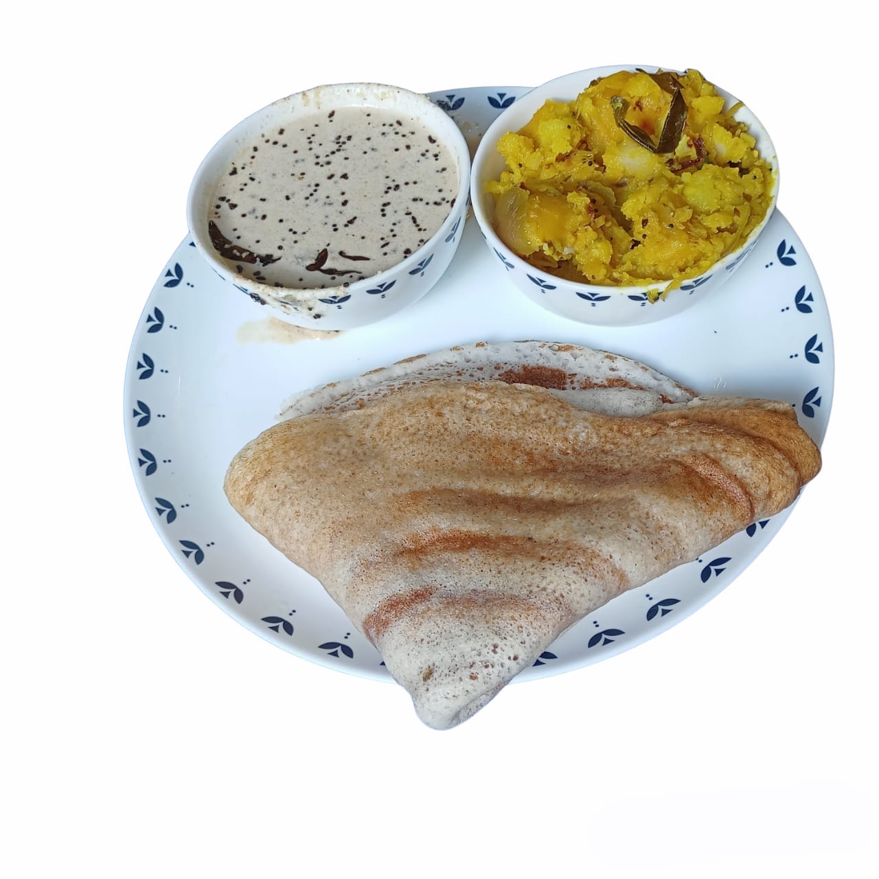 Dosa with Chutney & Potato Bhaji